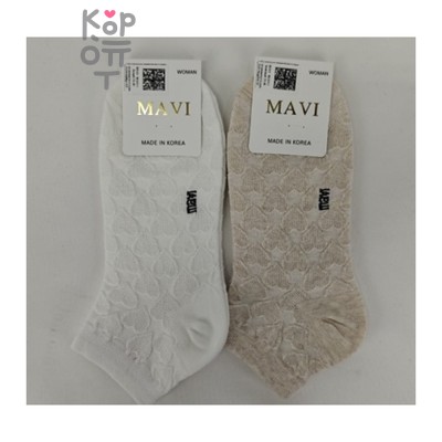 Носки женские короткие с сеткой, 23-25