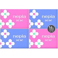 NEPIA nepi nepi Бумажные двухслойные носовые платки 10 шт., упаковка 16 шт.