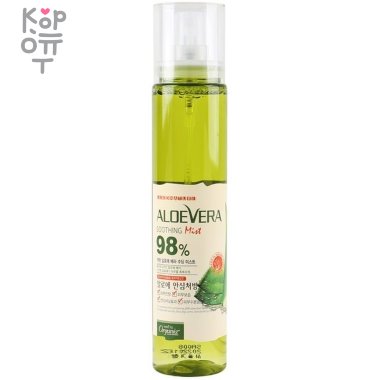 White Organia Aloe Vera Soothing Gel Mist - Успокаивающий и освежающий гель-мист для лица с Алоэ Вера  — Корейские товары для всей семьи(КорОпт)