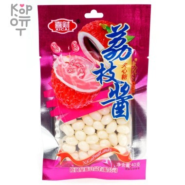 Мармелад XiCai FruitCandy с джемом из Личи — Корейские товары для всей семьи(КорОпт)