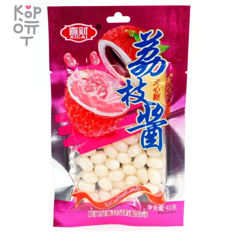 Мармелад XiCai FruitCandy с джемом из Личи, купить с доставкой на дом фото 1 — Корейские товары для всей семьи(КорОпт)