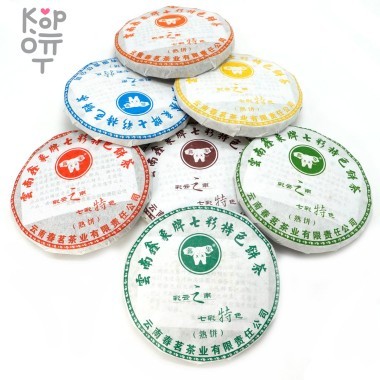 Чай Elefant Pu&#039;er - Юньнаньский крупнолистовой высушенный на солнце зеленый чай, Пуэр, 100гр. — Корейские товары для всей семьи(КорОпт)