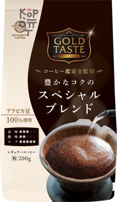 Кофе молотый MitsuMotoCoffee "Gold Taste" Спешиал (Коричневая) 200г, м/у