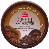 Banna Facial Scrub Coffee - Скраб для лица с Кофе, 100 мл