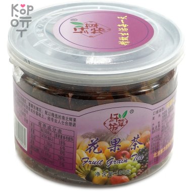 Цветочный чай на каждый день с фруктами - Бутон Розы, 120гр. — Корейские товары для всей семьи(КорОпт)