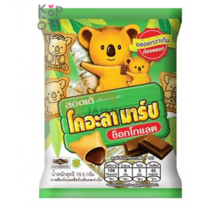 Печенье Коала Марш с шоколадом Lotte Koala's March, 19,5гр.