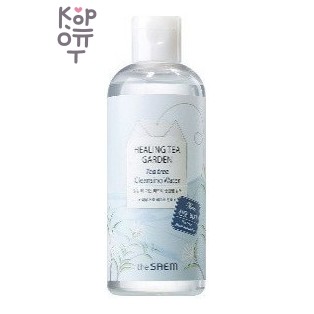 The Saem — Healing Tea Garden Tea Tree Cleansing Water — очищающая вода с экстрактом чайного дерева, 400 мл